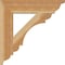 Ekena Millwork Olympic Traditional Rough Sawn Bracket, Western Red Cedar, 4"W x 20"D x 20"H BKT04X20X20OLY01RWR - alternate 3